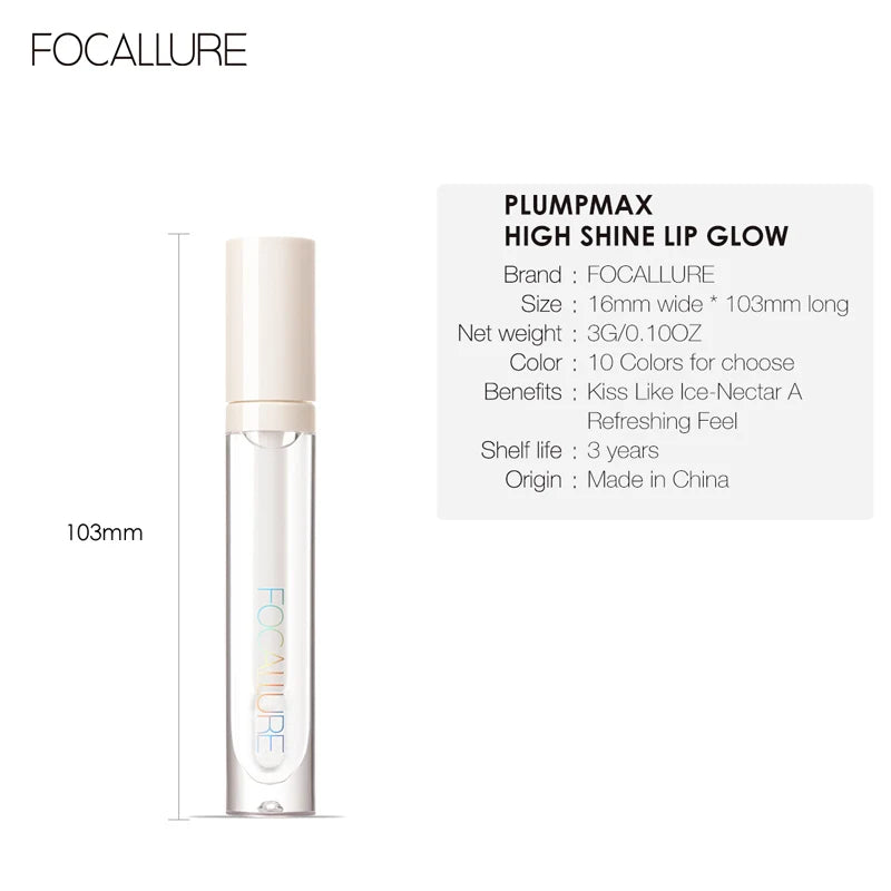 FOCALLURE 16 Colors Matte Liquid Lipstick Waterproof Long-lasting Moisturizing Lip Gloss Non-stick Cup Lip Tint Makeup Cosmetics