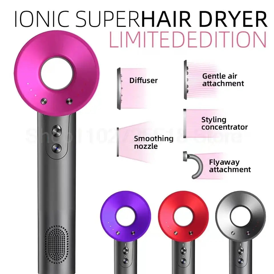 Leafless Hair Dryer Negative Ion hair care Professinal Quick Dry 220V Home Powerful Hairdryer Constant Anion Electric Hair Dryer