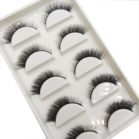 38 Style 5 Pairs Eyelash Natural 3D Mink False Eyelashes Makeup Fake Eye Lashes Faux Cils Make Up Beauty Tools Wholesale