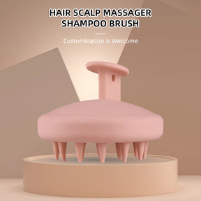 LOHAS 100% Silicone Sclap Massage Brush Biodegradable Shampoo Brush Hair Scalp Massager for Hair Growth