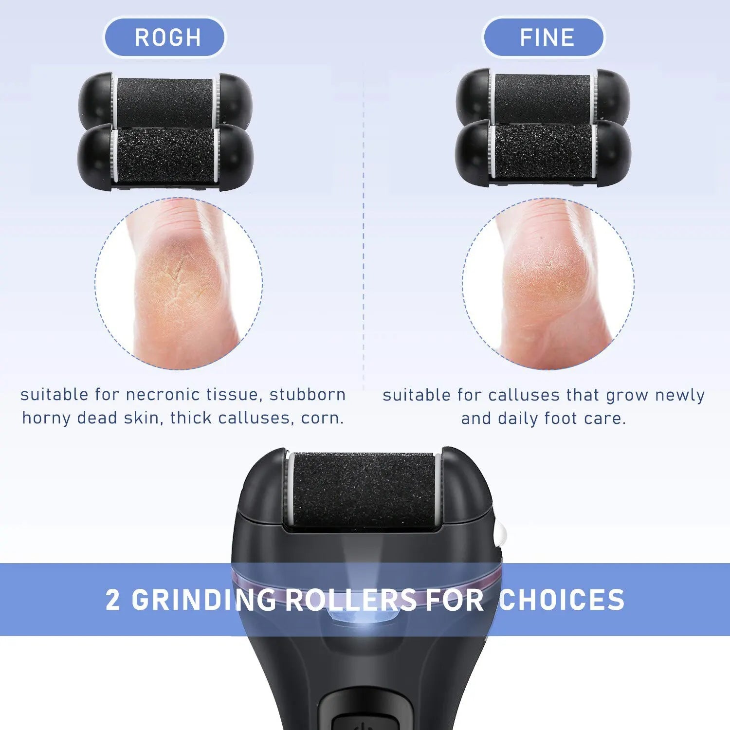 Electric Grinding Pedicure Tools Foot Sandpaper File for Heels Professional Foot Care Tool Dead Hard Skin Callus Remover