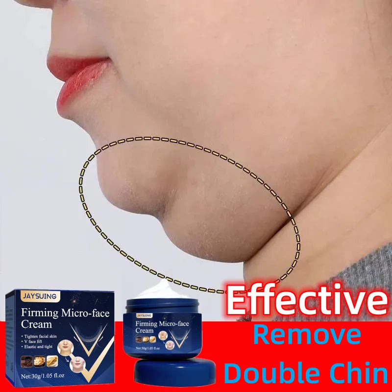 Effective V-Shape Face Slimming Cream Lift Up V Double Chin Cheek Slimming Firming Anti Wrinkle Reshaped Face Counter Skin Care