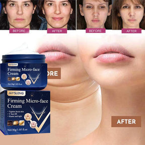 Effective V-Shape Face Slimming Cream Lift Up V Double Chin Cheek Slimming Firming Anti Wrinkle Reshaped Face Counter Skin Care