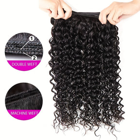 Water Wave Human Hair Bundles With Closure Brazilian Virgin Hair Weaves(24 26 28+20) Closure And Bundles Wet And Wavy Human Hair 3 Bundles And 4x4 Lace Closure Natural Color