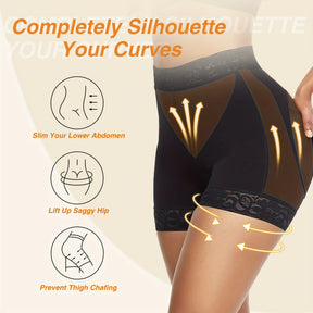 Double Lace Butt Lifting Pants, Waist Trainer, Waist Trimmer, Tummy Control For Body Shaper