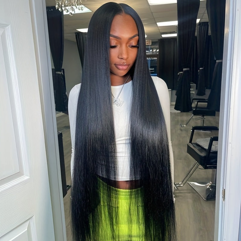 1pcs Bone Straight Human Hair Weave Bundle 1 Bundles Raw Virgin Remy Double Drawn Natural 10-32 Inch